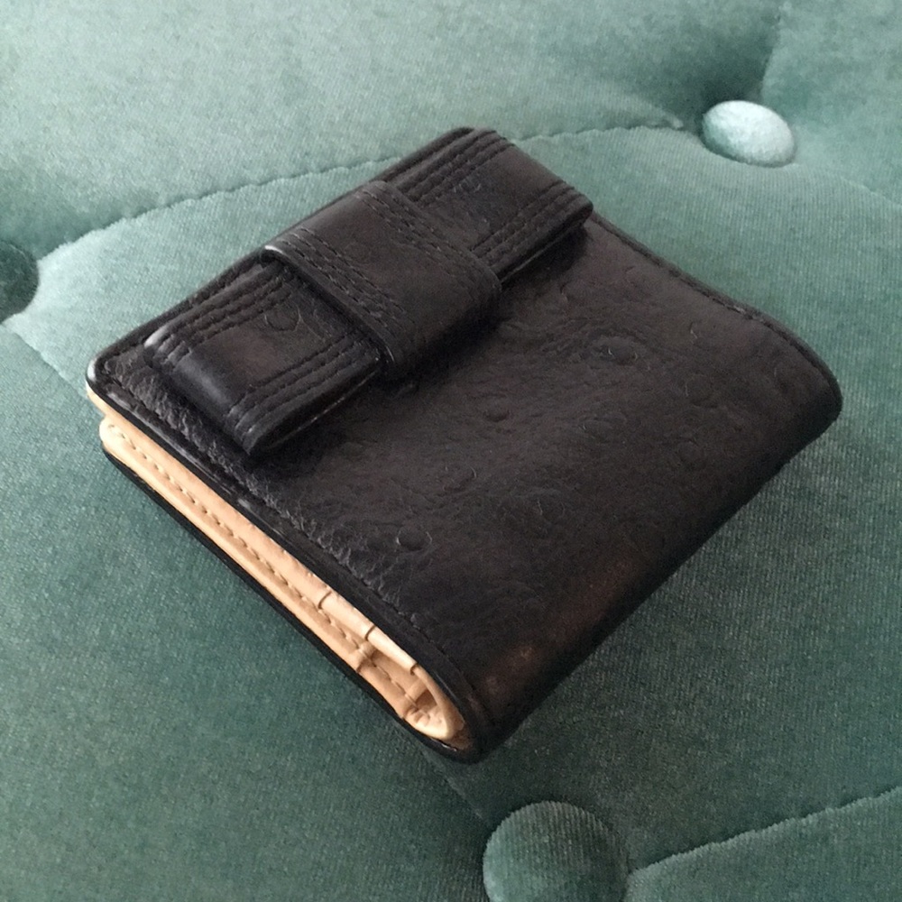 Kate Spade New York Ostrich Leather Wallet Gem